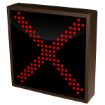 Signal-Tech 48959 TCL1010R-178TS/120-277VAC X Outdoor Blank-out LED Direct-view Sign (1)