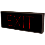 Signal-Tech 4957 TCL1026R-190/120-277VAC EXIT Outdoor Blank-out LED Direct-view Sign (1)