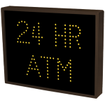 Signal-Tech 5056 TCL1418A-165/120-277VAC 24 HR ATM Outdoor Blank-out LED Direct-view Sign (1)