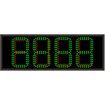 Signal-Tech 50911 SA926GR-F286/120-277VAC 4-Digit LED Counting Display (Seven Segment), Green & Red Space Available Sign (0)