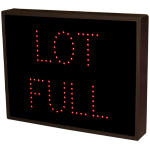 Signal-Tech 5130 TCL1418R-145/120-277VAC LOT FULL Outdoor Blank-out LED Direct-view Sign (1)