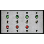 Signal-Tech 52408 FG3332 SPDT/12VDC 4 Gang Switch (1-SPST) (3-SPDT) (1)