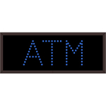 Signal-Tech 5839 TCL718B-125/120-277VAC ATM Outdoor Blank-out LED Direct-view Sign (0)