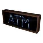 Signal-Tech 5839 TCL718B-125/120-277VAC ATM Outdoor Blank-out LED Direct-view Sign (1)