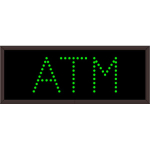 Signal-Tech 5863 TCL718G-125/120-277VAC ATM Outdoor Blank-out LED Direct-view Sign (0)