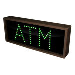 Signal-Tech 5863 TCL718G-125/120-277VAC ATM Outdoor Blank-out LED Direct-view Sign (1)