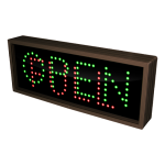 Signal-Tech 5898 TCL718GR-220/120-277VAC OPEN | FULL Outdoor Blank-out LED Direct-view Sign (1)