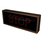 Signal-Tech 5918 TCL718R-196/120-277VAC STOP Outdoor Blank-out LED Direct-view Sign (1)