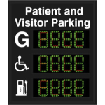 Signal-Tech 59943 S-SA4740GR-03-P277/120-277VAC Smart Sign Patient and Visitor Parking G Handicap Symbol EV Symbol (0)