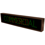 Signal-Tech 6092 TCL734GR-590/120-277VAC COMMERCIAL | CLOSED Outdoor Blank-out LED Direct-view Sign (1)