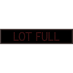 Signal-Tech 6106 TCL734R-145/120-277VAC LOT FULL Outdoor Blank-out LED Direct-view Sign (0)