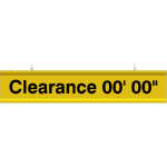 Signal-Tech 65906 IBAR-C736K-604 Continuous Customizable Clearance 00' 00" message, 3ft wide clearance bar Non-illuminated Bar Continuous (0)