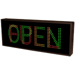 Signal-Tech 8814 TCL1026GR-220DS/120-277VAC OPEN | FULL Outdoor Blank-out LED Direct-view Sign (1)