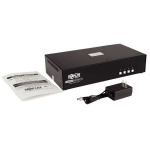 Tripp-Lite B002A-UH2A4 4-Port Dual-Monitor Secure KVM Switch, HDMI, 4K, NIAP PP3.0, Audio, TAA (6)