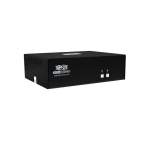 Tripp-Lite B002-DP2AC2-N4 Secure KVM Switch, 2-Port, Dual Head, DisplayPort to DisplayPort, 4K, NIAP PP4.0, Audio, CAC, TAA (0)