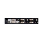 Tripp-Lite B004-2DUA2-K DVI KVM Switch 2-Port Dual Monitor, TAA, GSA with Audio and USB 2.0 Hub, Cables included (1)