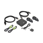 Tripp-Lite B004-DP2UA2-K 2-Port DisplayPort KVM Switch 4K 60 Hz with Audio, Cables and USB Peripheral Sharing (4)