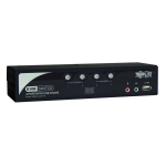 Tripp-Lite B006-VUA4-K-R 4-Port KVM Switch with Audio OSD and Peripheral Sharing (0)