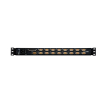 Tripp-Lite B020-U16-19-K NetDirector 16-Port 1U Rack-Mount Console KVM Switch with 19-in. LCD + 8 PS2/USB Combo Cables TAA (1)