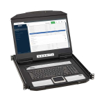 Tripp-Lite B021-SWHD-K 1U Rack-Mount Short-Depth HDMI KVM Console KVM Switch with 18.5 in. LCD (0)