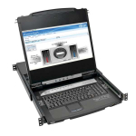 Tripp-Lite B030-008-17-IP NetDirector 8-Port 1U Rack-Mount Console HDMI KVM Switch with 17 in. LCD and IP Remote Access, Dual Rail (0)