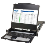 Tripp-Lite B030-DP08-17DIP NetDirector 8-Port DisplayPort KVM Switch Console with 17 in. LCD, IP Remote Access, Dual Rail, 1U Rack-Mount (3)