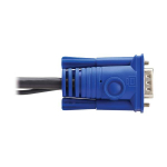 Tripp-Lite B032-VUA4 4-Port VGA KVM Switch with Built-In VGA, USB and 3.5 mm Audio Cables (6)