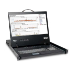 Tripp-Lite B040-008-19 NetController 8-Port 1U Rack-Mount Console KVM Switch with 19-in. LCD TAA (0)