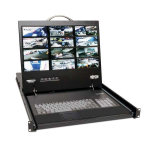 Tripp-Lite B070-016-19-IP NetCommander 16-Port Cat5 KVM over IP Switch - 19 in. LCD, 1 Remote + 1 Local User, 1U Rack-Mount (0)