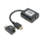 Tripp-Lite B126-1P1M-U-POC HDMI Over Cat5/6 Extender Kit Transmitter/Receiver for Video/Audio PoC Up to 100 ft. (30 m) TAA (1)