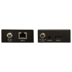 Tripp-Lite B126-2A1 1 x 2 HDMI over Cat5/6 Extender Kit, Box-Style Transmitter/Receiver for Video/Audio, Up to 150 ft. (45 m), TAA (2)