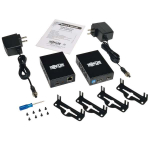 Tripp-Lite B126-2A1 1 x 2 HDMI over Cat5/6 Extender Kit, Box-Style Transmitter/Receiver for Video/Audio, Up to 150 ft. (45 m), TAA (3)