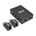 Tripp-Lite B126-2P2M-POC 2-Port HDMI over Cat5/6 Extender Kit, Box-Style Transmitter, 2 Mini Receivers, PoC, Up to 100 ft. (30 m), TAA (0)