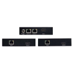 Tripp-Lite B127-002-D2H 2-Port DisplayPort to HDMI over Cat6 Splitter/Extender Kit, Transmitter/Dual Receivers, 4K 60 Hz, PoC, 125 ft., TAA (2)