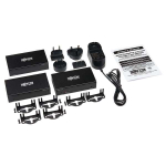 Tripp-Lite B127-002-D2H 2-Port DisplayPort to HDMI over Cat6 Splitter/Extender Kit, Transmitter/Dual Receivers, 4K 60 Hz, PoC, 125 ft., TAA (3)