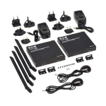 Tripp-Lite B127-1A1-WHD3 HDMI Over Wireless Extender Kit with IR 4K 60Hz 164 ft. (50 m) Wireless HDMI Switchable Channel (4)