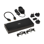 Tripp-Lite B127A-004-BH 4-Port HDMI over Cat6 Splitter - 4K 60 Hz, HDR, 4:4:4, PoC, HDCP 2.2, 230 ft. (70.1 m), TAA (8)