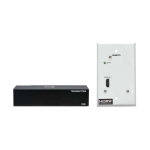 Tripp-Lite B127A-1A1-BDFH DisplayPort to HDMI over Cat6 Extender Kit, Box Transmitter/Wall Plate Receiver, 4K 60 Hz, 4:4:4, PoC, HDCP 2.2, 230 ft, TAA (2)