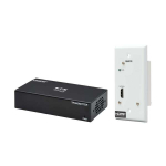 Tripp-Lite B127A-1A1-BDFH DisplayPort to HDMI over Cat6 Extender Kit, Box Transmitter/Wall Plate Receiver, 4K 60 Hz, 4:4:4, PoC, HDCP 2.2, 230 ft, TAA (3)