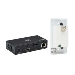 Tripp-Lite B127A-1A1-BDFH DisplayPort to HDMI over Cat6 Extender Kit, Box Transmitter/Wall Plate Receiver, 4K 60 Hz, 4:4:4, PoC, HDCP 2.2, 230 ft, TAA (4)