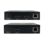 Tripp-Lite B127A-1A1-BHBH HDMI over Cat6 Extender Kit, KVM Support, 4K 60Hz, 4:4:4, USB/IR, PoC, HDR, HDCP 2.2, 230 ft., TAA (2)