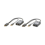 Tripp-Lite B127U-111-PDPD 1-Port DisplayPort over Cat6 Extender Kit, Pigtail Transmitter/Receiver, 4K 60 Hz, HDR, 4:4:4, 230 ft. (70.1 m), TAA (1)