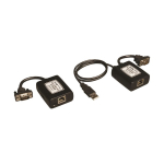 Tripp-Lite B130-101-U VGA over Cat5/6 Extender Kit, Transmitter/Receiver for Video, USB Powered, Up to 500 ft. (152 m), TAA (0)