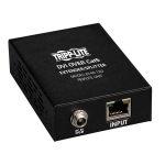 Tripp-Lite B140-1A0 DVI over Cat5/6 Active Extender, Box-Style Remote Receiver for Video, DVI-I Single Link, Up to 200 ft. (60 m), TAA (0)