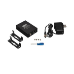 Tripp-Lite B140-1A0 DVI over Cat5/6 Active Extender, Box-Style Remote Receiver for Video, DVI-I Single Link, Up to 200 ft. (60 m), TAA (2)