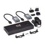 Tripp-Lite B156E-002-H8K-K 2-Port DisplayPort to HDMI Splitter/Extender Kit Over Cat6 MST Hub 8K/4K 60 Hz DP 1.4 Up to 230 ft. (70 m) TAA (5)