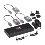 Tripp-Lite B156E-003-8K-K 3-Port DisplayPort to DisplayPort Splitter/Extender Kit over Cat6, MST Hub, 8K/4K 60 Hz, DP 1.4, Up to 230 ft. (70 m), TAA (9)