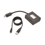 Tripp-Lite B157-002-VGA 2-Port DisplayPort to VGA Hub DP1.2 TAA (3)