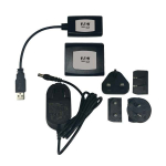 Tripp-Lite B203-101-PNPINT 1-Port USB over Cat5/Cat6 Extender Kit - Plug and Play, International Plug Adapters, 164 ft. (50 m) (4)