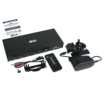 Tripp-Lite B320-4X1-MH 4-Port Presentation Switch, 4K 60 Hz (4:4:4) HDMI, DP, USB-C and VGA to HDMI, TAA (4)